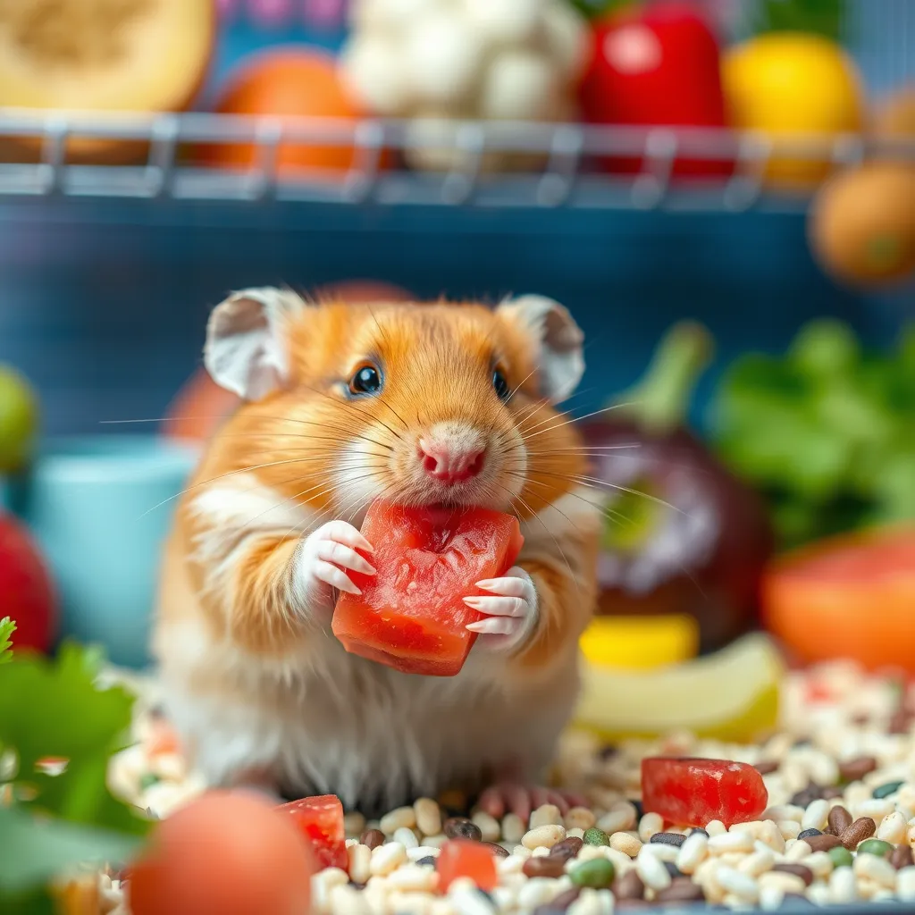 Czy chomik może jeść arbuza – poradnik żywieniowy