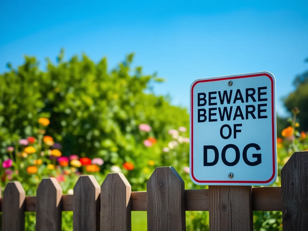 W jakich miejscach sprawdzi się tabliczka uwaga pies?